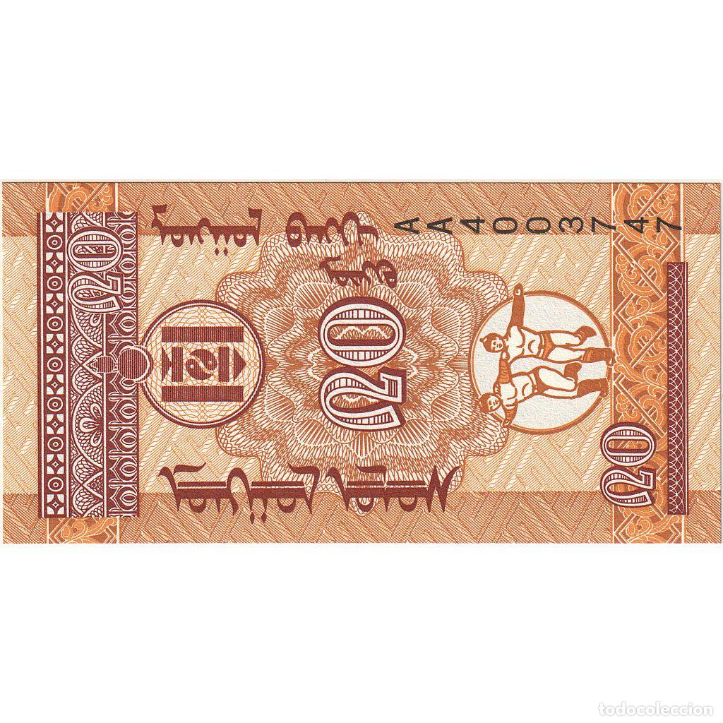 Billetes extranjeros: [#1190687] Billete, 20 Mongo, Mongolia, KM:50, UNC - Foto 2