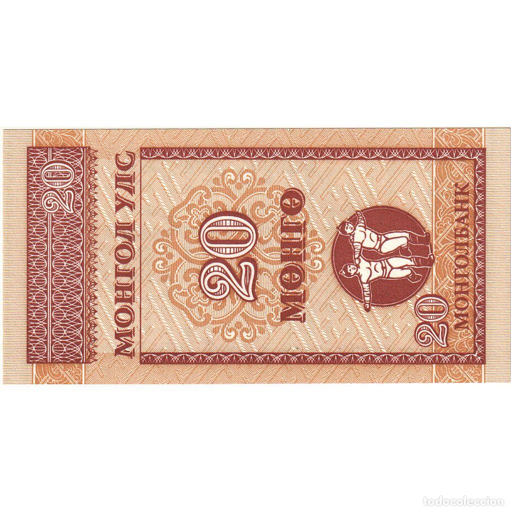 Billetes extranjeros: [#1190687] Billete, 20 Mongo, Mongolia, KM:50, UNC - Foto 1