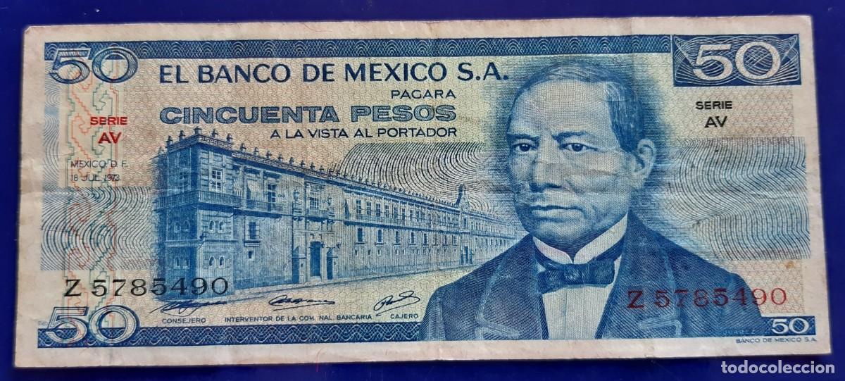 Billetes extranjeros: MEXICO BILLETE DE 50 PESOS DE 1973 P-65a