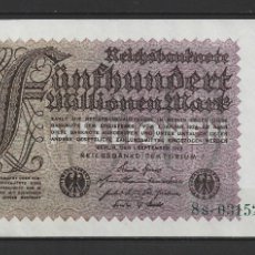 Billetes extranjeros: BILLETE DE ALEMANIA 1923 - VALOR 500 MARK- S/C
