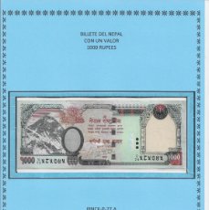Billetes extranjeros: BILLETE DEL NEPAL 2013 - VALOR 1.000 RUPEES