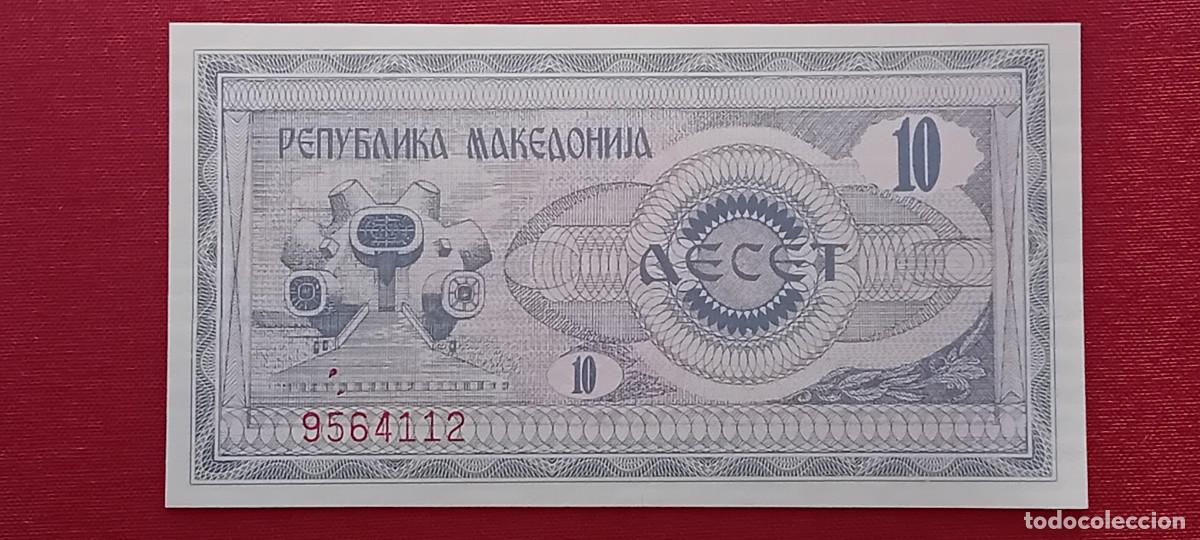 Billetes extranjeros: 10 DENAR, MACEDONIA. 1992. (PICK 1). - Foto 1