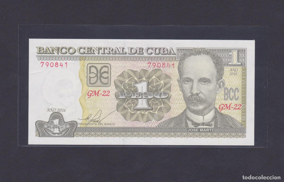 Billetes extranjeros: Cuba 1 Peso 2016 SC / UNC - Foto 1