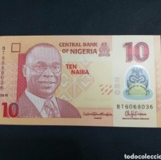 Billetes extranjeros: NIGERIA 10 NAIRA 2015