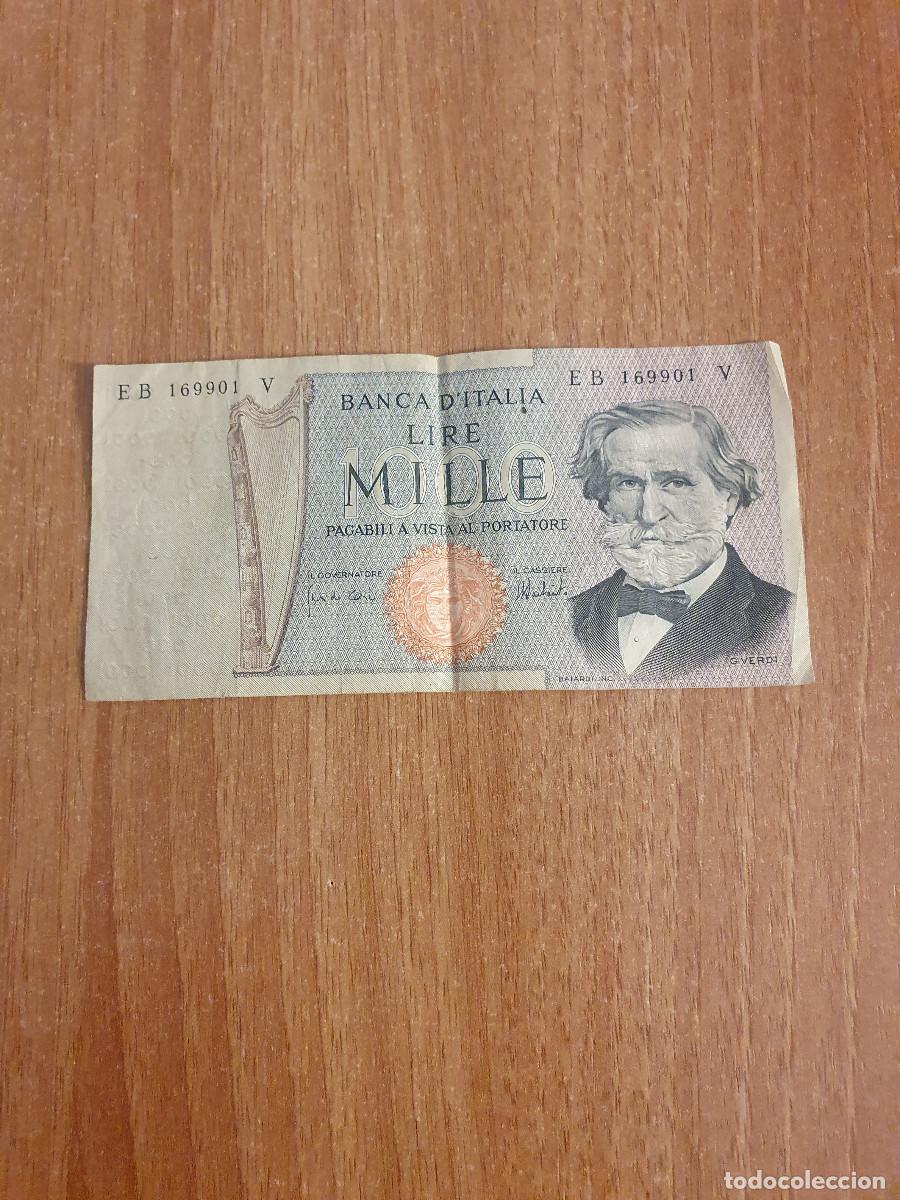 Internationale Banknoten: BILLETE 1000 LIRE MILLE BANCA D&acute;ITALIA A&Ntilde;O 1969
