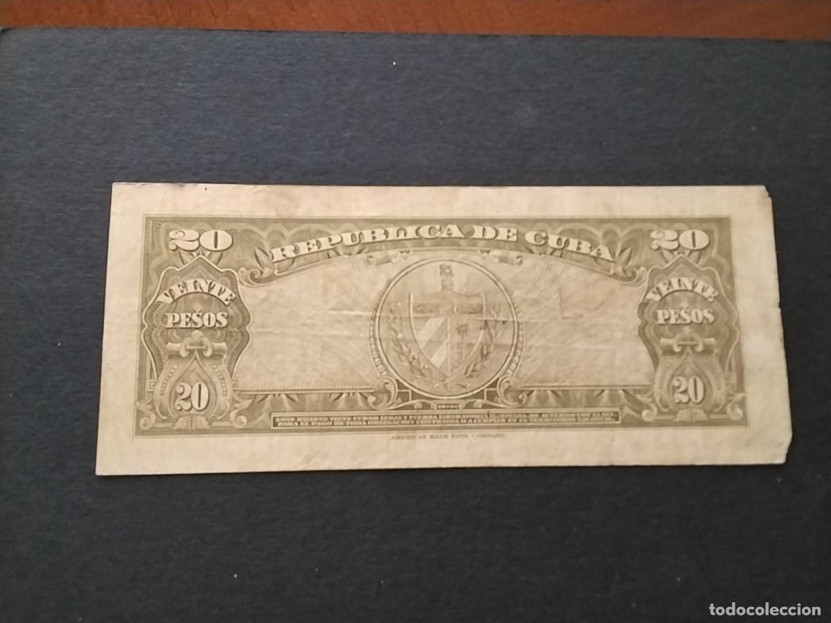 Billetes extranjeros: Billete Cuba - Foto 2