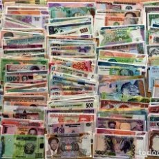 Billetes extranjeros: GRAN LOTE 150 BILLETES DEL MUNDO GENUINOS DE CURSO LEGAL, MAYORIA UNC TODOS DIFERENTES