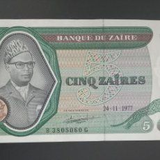 Billetes extranjeros: NOTA ZAIRE