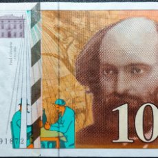 Billetes extranjeros: FRANCIA 100 FRANCOS 1997 PAUL CÉZANNE PICK.158A (EBC)