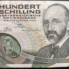 Billetes extranjeros: AUSTRIA 100 CHELINES 1984 PICK.150 (MBC+)