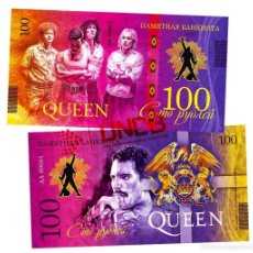Billetes extranjeros: BILLETE CONMEMORATIVO 100 RUBLOS - QUEEN /UNCB