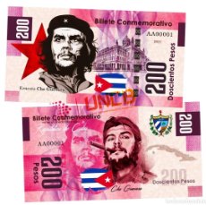 Billetes extranjeros: BILLETE CONMEMORATIVO 200 PESOS - ERNESTO CHE GUEVARA /UNCB