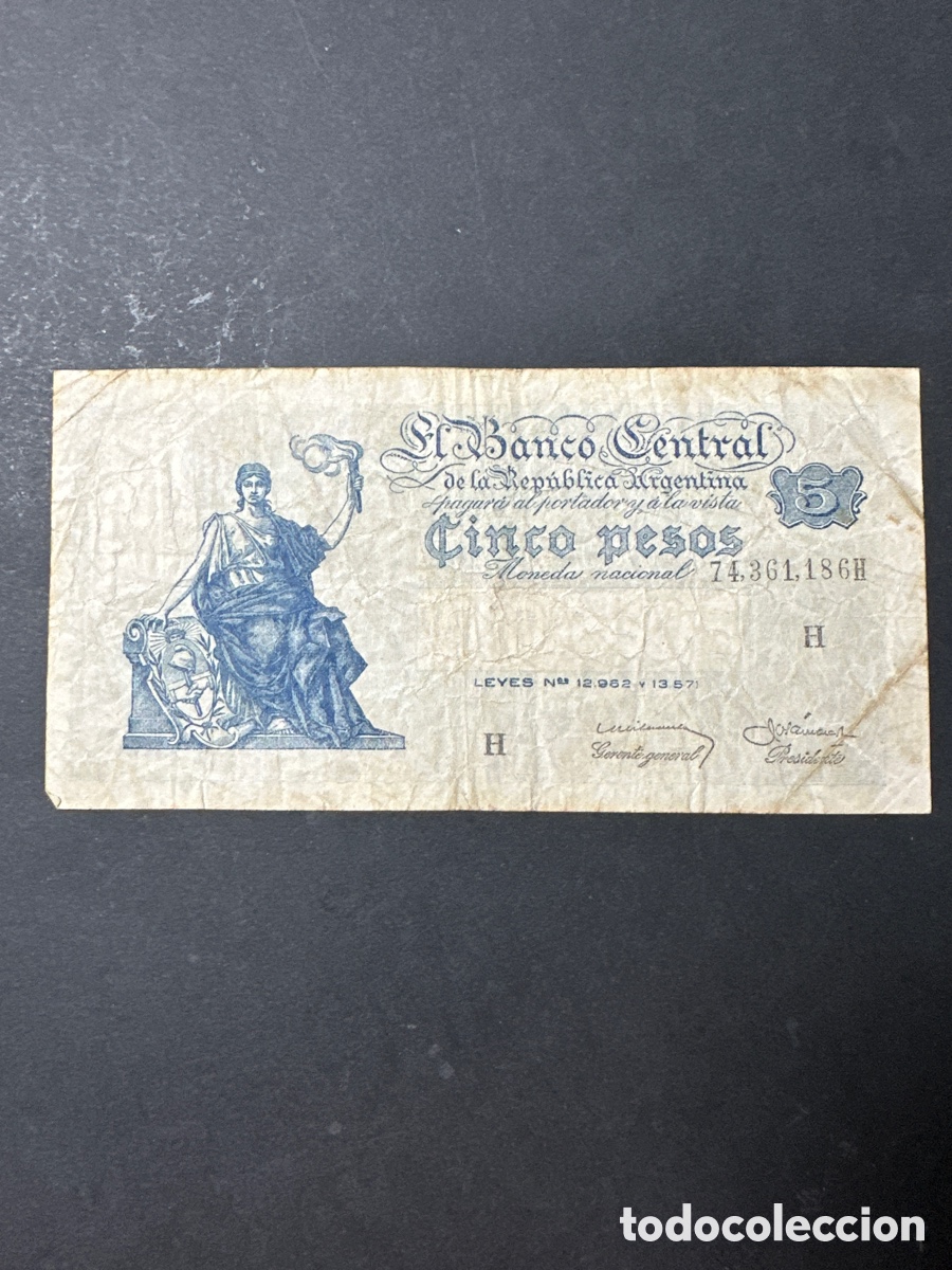 Billetes extranjeros: Billete de Argentina - Foto 1