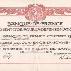Affiche Originale 1916 Banque De France Emprunt De La Défense Affiche Originale 1916 Banque De France Emprunt De La Défense