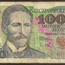 Billetes extranjeros: POLONIA. 10000 ZLOTYCH 1988.
