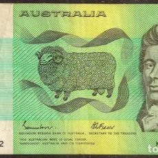Billetes extranjeros: AUSTRALIA. 2 DOLARES (1985). PICK 43 E. FIRMAS: JOHNSTON - FRASER.