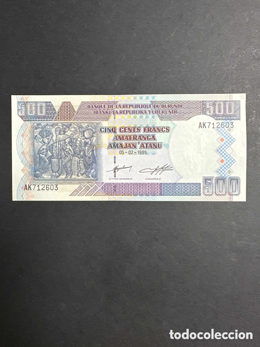 Billetes extranjeros: Billete de Burundi - Foto 1