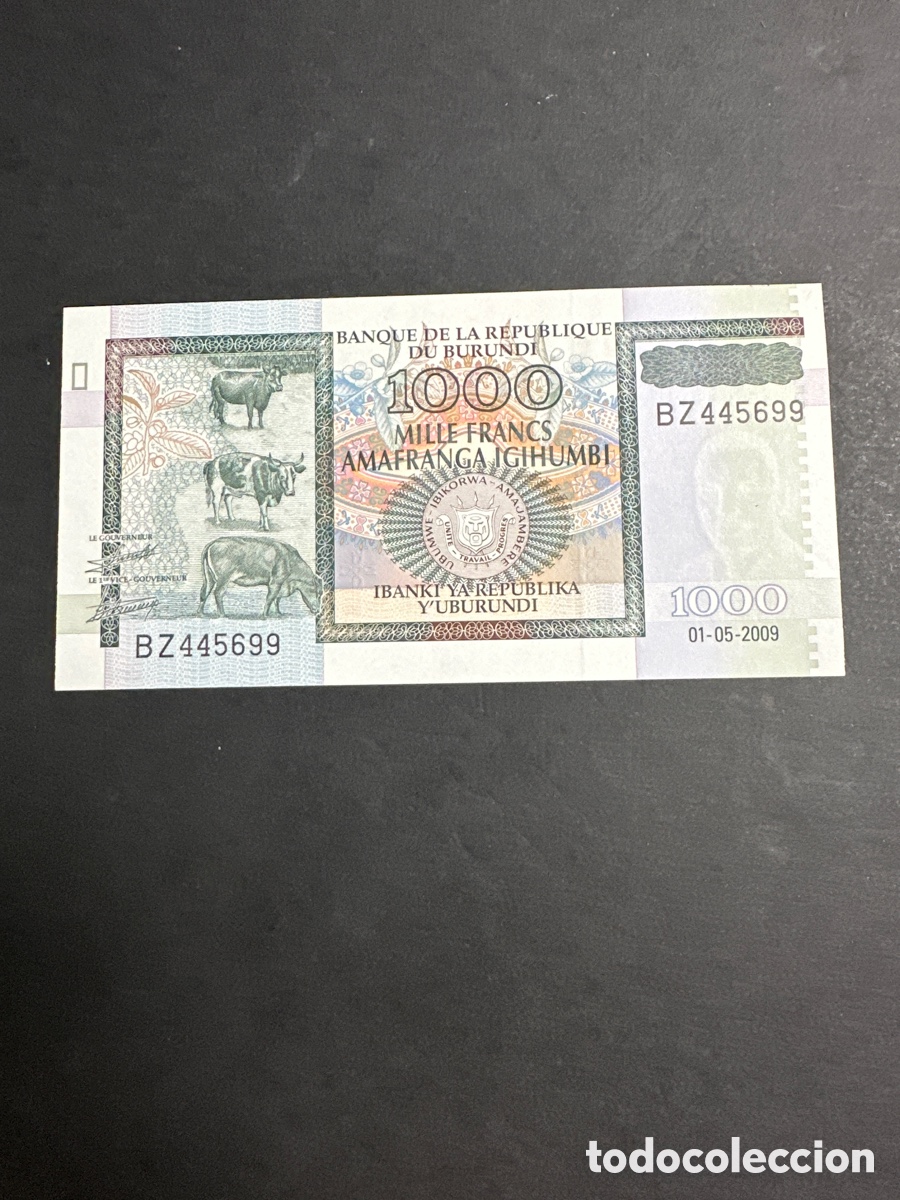 Billetes extranjeros: Billete de Burundi - Foto 1