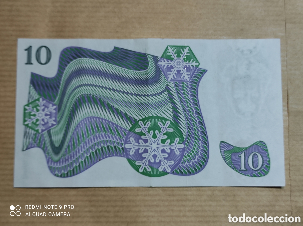 Billetes extranjeros: SUECIA 10 CORONAS 1984 - Foto 2