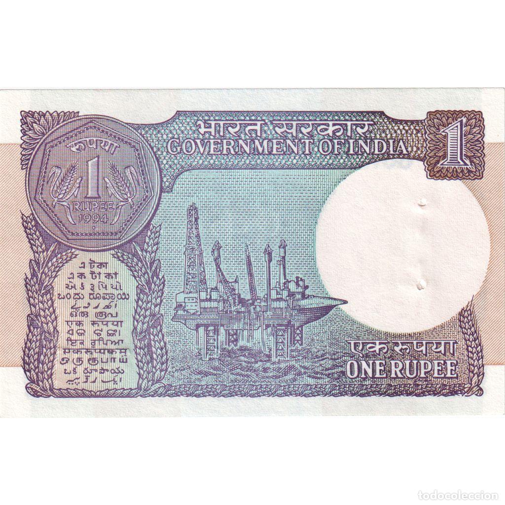 Billetes extranjeros: [#248224] 1 Rupee, India, KM:78Aa, SC - Foto 2