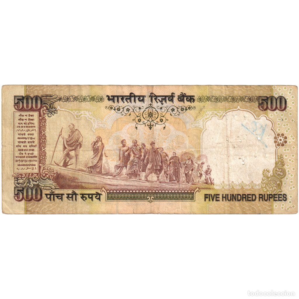 Billetes extranjeros: [#248230] 500 Rupees, India, KM:99b, BC - Foto 2