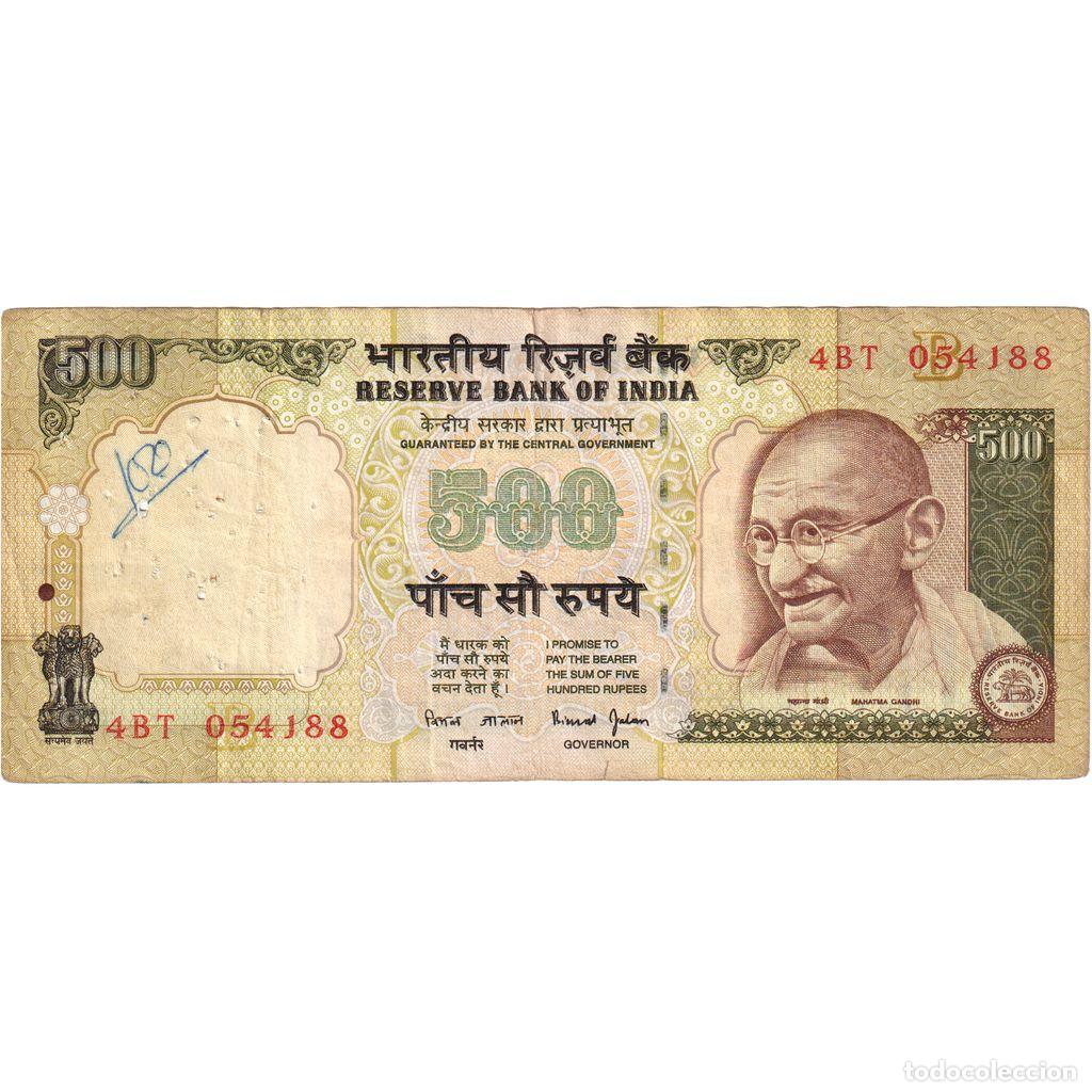 Billetes extranjeros: [#248230] 500 Rupees, India, KM:99b, BC - Foto 1