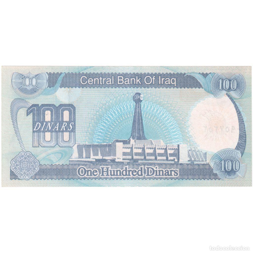 Billetes extranjeros: [#248267] 100 Dinars, Iraq, KM:84a1, UNC - Foto 2