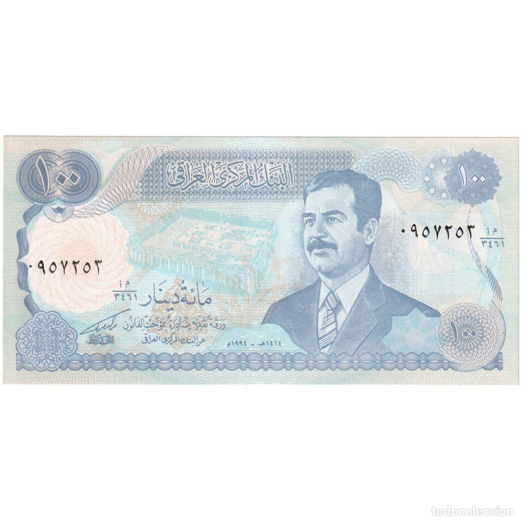 Billetes extranjeros: [#248267] 100 Dinars, Iraq, KM:84a1, UNC - Foto 1