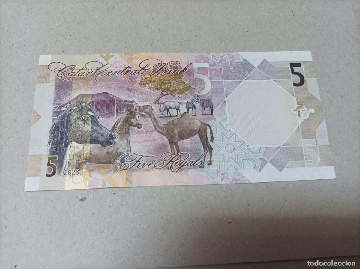 Billetes extranjeros: Billete Qatar, 5 riyal, a&ntilde;o 2020, UNC - Foto 1