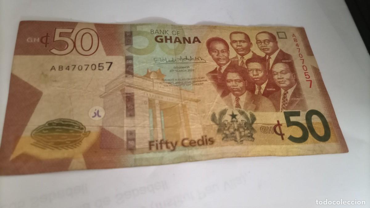 Billetes extranjeros: GHANA - 50 Cedis 2022 P49 - Foto 1