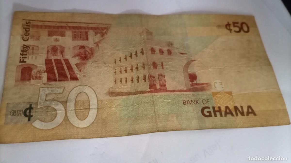 Billetes extranjeros: GHANA - 50 Cedis 2022 P49 - Foto 2