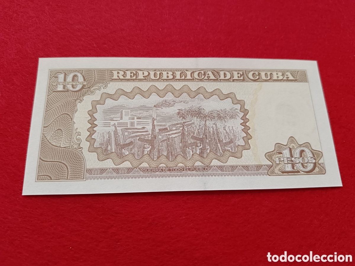 Billetes extranjeros: 10 pesos 2016 Cuba SC - Foto 2