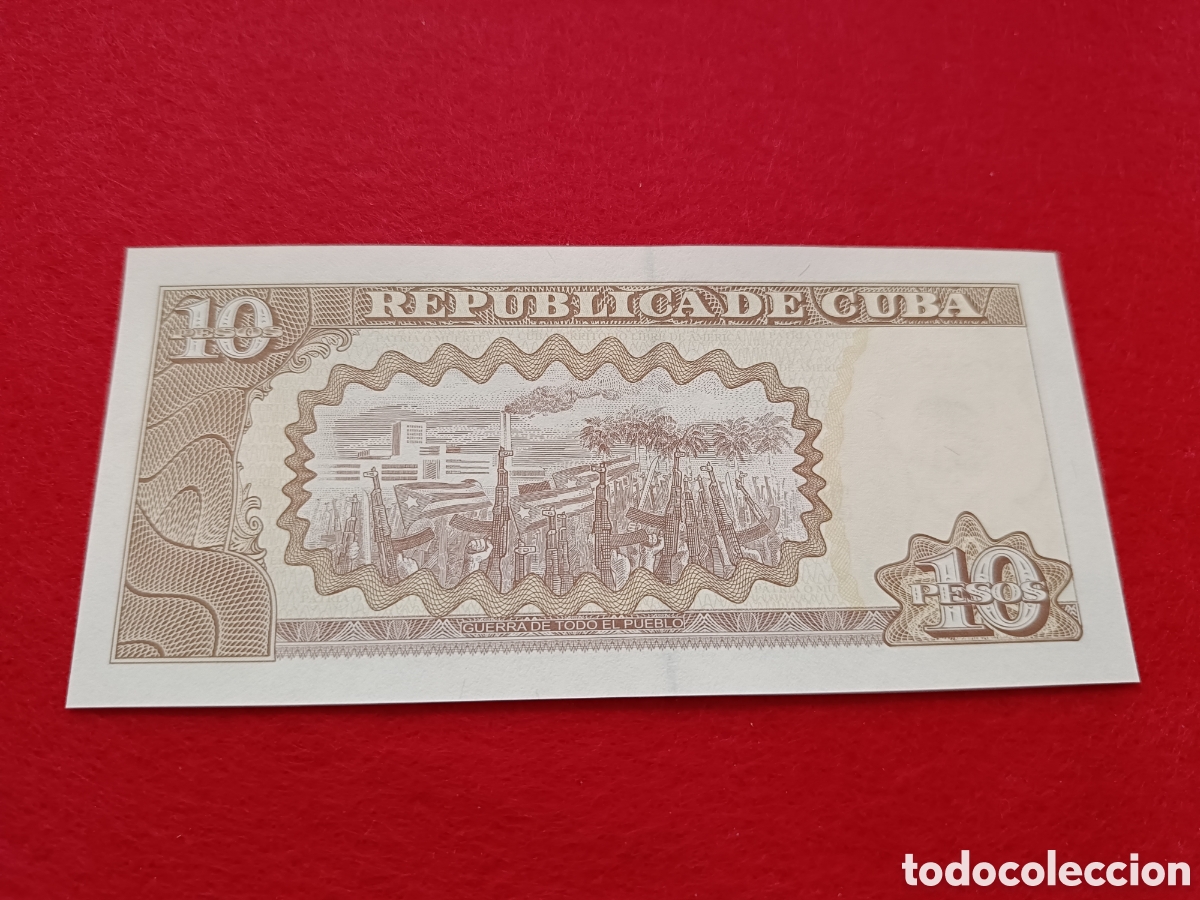 Billetes extranjeros: 10 pesos 2016 Cuba SC - Foto 2