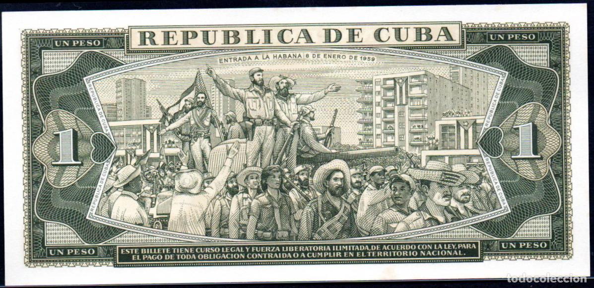 Billetes extranjeros: CUBA - 1 PESO 1969 - S/C - Foto 2