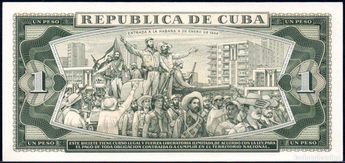 Billetes extranjeros: CUBA - 1 PESO 1970 - S/C - Foto 2
