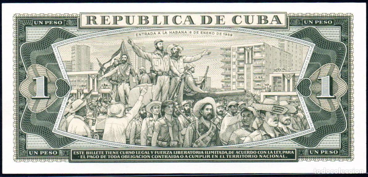 Billetes extranjeros: CUBA - 1 PESO 1980 - S/C - Foto 2