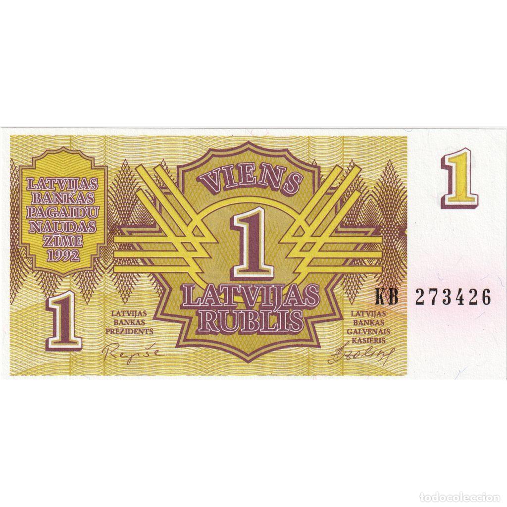 Billetes extranjeros: [#248406] Billete, 1 Rublis, Letonia, KM:35, UNC - Foto 1