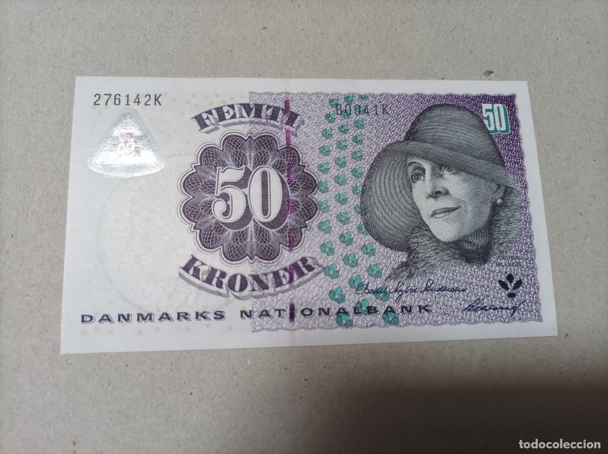 Billetes extranjeros: Billete Dinamarca, 50 coronas, a&ntilde;o 2004, UNC - Foto 2