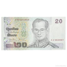 Billetes extranjeros: [#333028] BILLETE, 20 BAHT, UNDATED (2003), TAILANDIA, KM:109, UNC