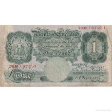 Billetes extranjeros: [#194933] BILLETE, 1 POUND, GRAN BRETAÑA, KM:369A, BC