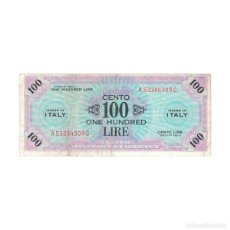 Billetes extranjeros: ITALIA 100 LIRE 1943. PICK M21.