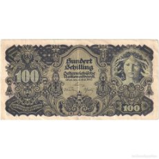 Billetes extranjeros: [#196217] 100 SCHILLING, 1945, AUSTRIA, 1945-05-29, KM:118, MBC
