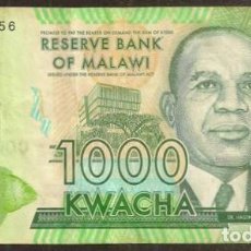 Billetes extranjeros: MALAWI. 1000 KWACHA 1.1.2014.