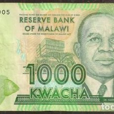 Billetes extranjeros: MALAWI. 1000 KWACHA 1.1.2013.
