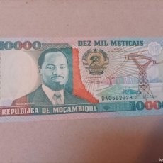 Billetes extranjeros: BILLETE MOZAMBIQUE 10000 METICAIS, AÑO 1991, UNC