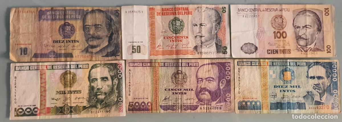Billetes extranjeros: ANTIGUOS BILLETES DEL PER&Uacute; - Foto 1