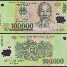 Billetes extranjeros: VIETNAM. 100000 DONG 2011. POLIMERO. S/C.