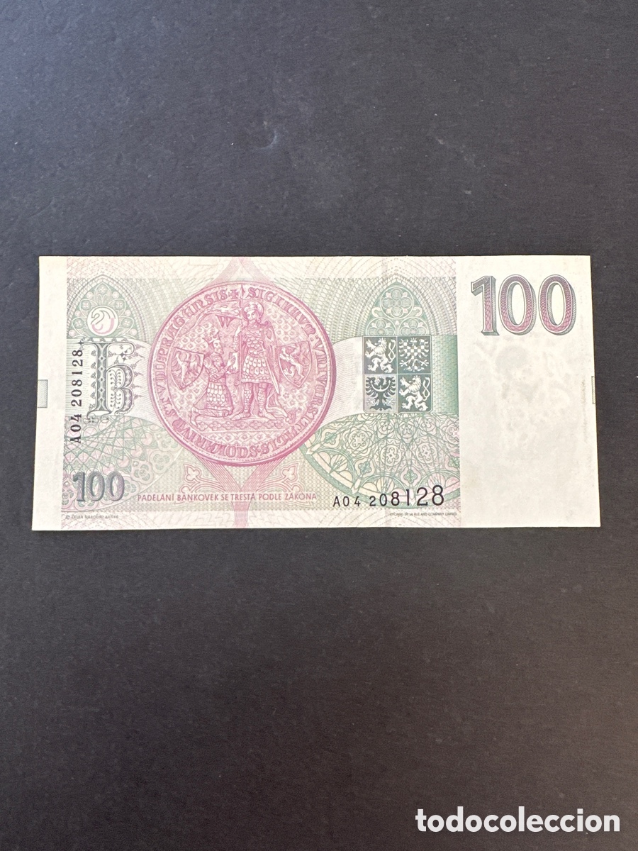 Billetes extranjeros: Billete de Chequia - Foto 2