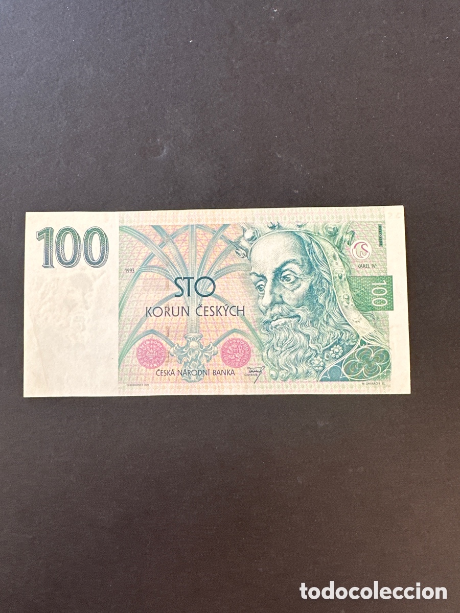 Billetes extranjeros: Billete de Chequia - Foto 1