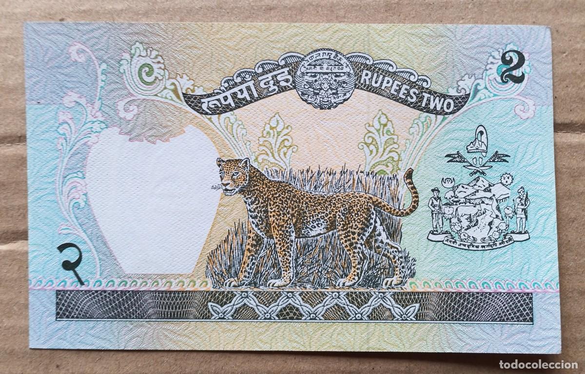 Billetes extranjeros: NEPAL - 2 RUPIAS ( 1983 ) SC - Foto 2